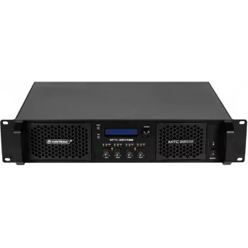 OMNITRONIC MTC-3204DSP 4 kanalų galios stiprintuvas su DSP, 4 x 800 W esant 4 omų, Class D, 1U stovo montavimas 10452431