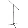 Omnitronic PRO sw mikrofonų stovas su teleskopine strėle, juodas 60005844
