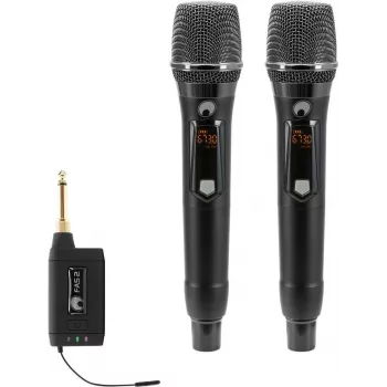 OMNITRONIC rinkinys FAS TWO + 2x dinaminis belaidis mikrofonas 660-690MHz (20000972)
