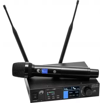 OMNITRONIC UHF-601 vieno kanalo UHF belaidė mikrofonų sistema 823-832/863-865 MHz 13063600
