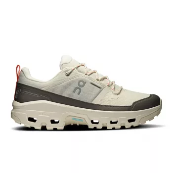 ON Cloudrock Low Waterproof vyriški žygiavimo batai Ivory/Ivory