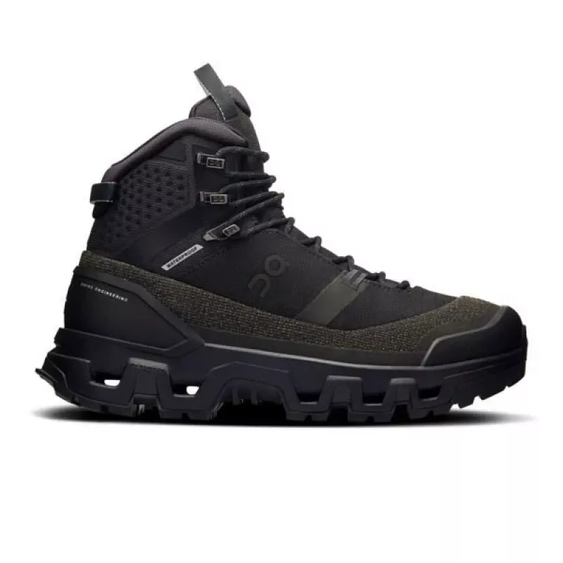 ON Cloudrock Trek Waterproof Hiking Boots Women's Black