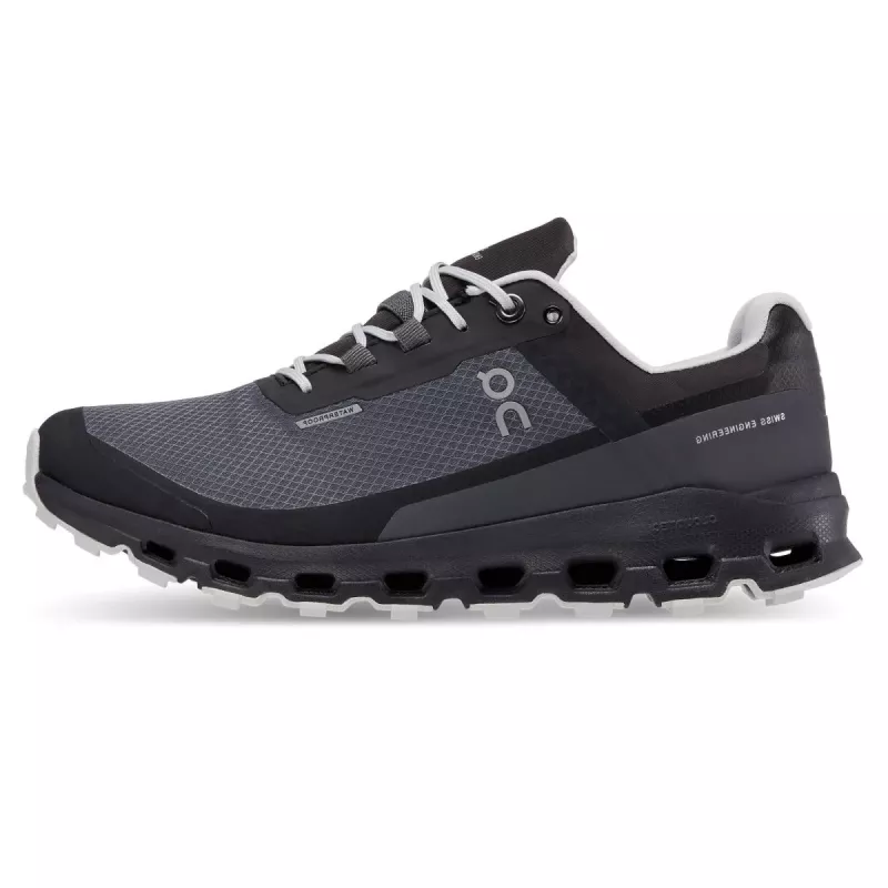 ON Cloudvista Waterproof Women's Trail Running Shoes Eclipse/Black