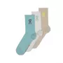 ON Logo Sock High 3P Desert/Wash - 3 poros aukštų bėgimo kojinių (L dydis)