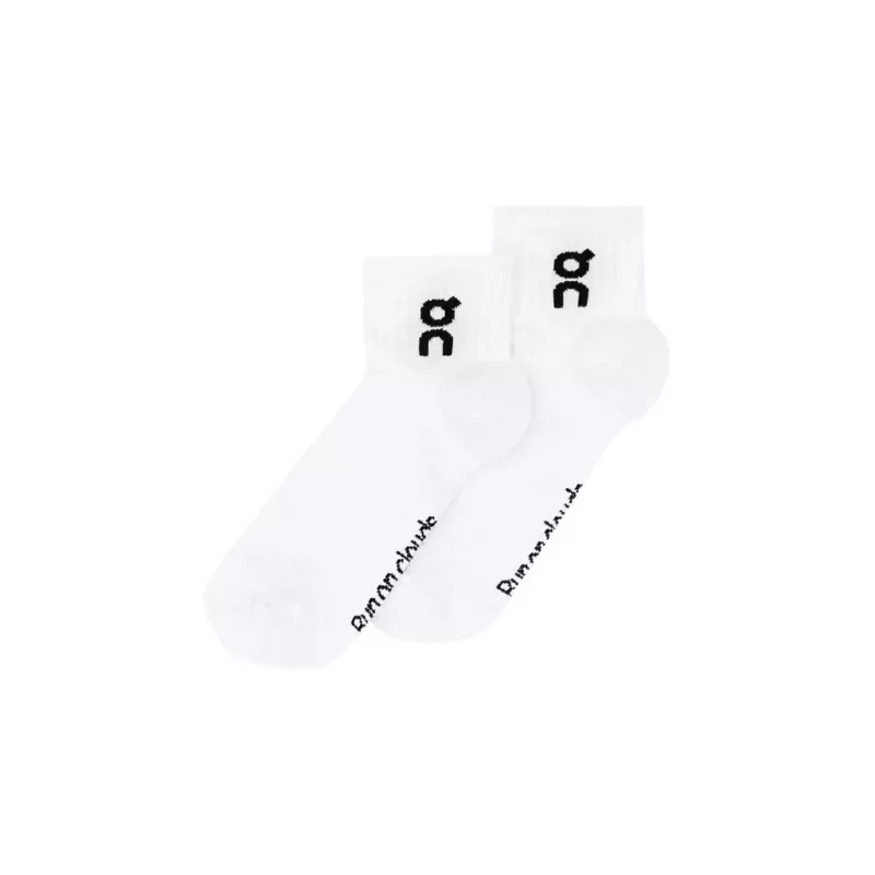 ON Logo Sock Mid 3P White