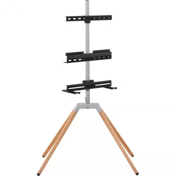 One for All Universal TV Stand Quadpod (Silver/Black)