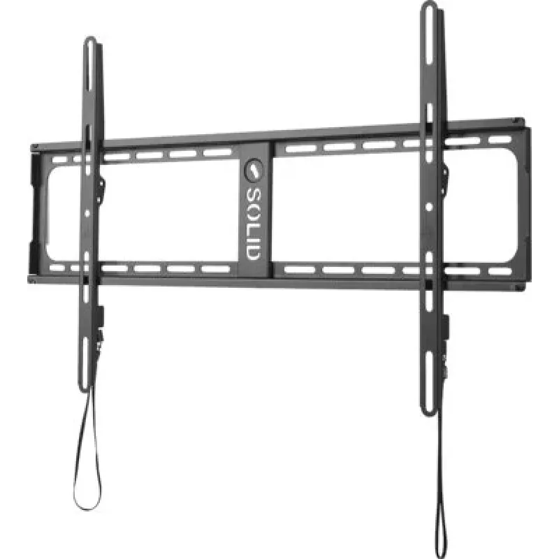 One For All WM4615 Solid FLAT fiksuotas TV sieninis laikiklis 32-90 colių televizoriams, VESA 200x200 iki 800x400, 100 kg talpa, Easy Lock & Release, juodas