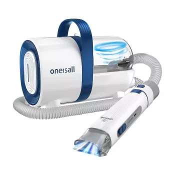 Oneisall LM2 Gyvūnų priežiūros rinkinys su dulkių siurbliu, 9000Pa siurbimas, 5-in-1, šunims ir katėms