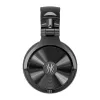 ONEODIO Studio Max 2 belaidės ausinės, uždengiančios ausis, su Bluetooth 5.2, 72 val. baterija, CVC 8.0 mikrofonu, sulankstomu dizainu (juodos)
