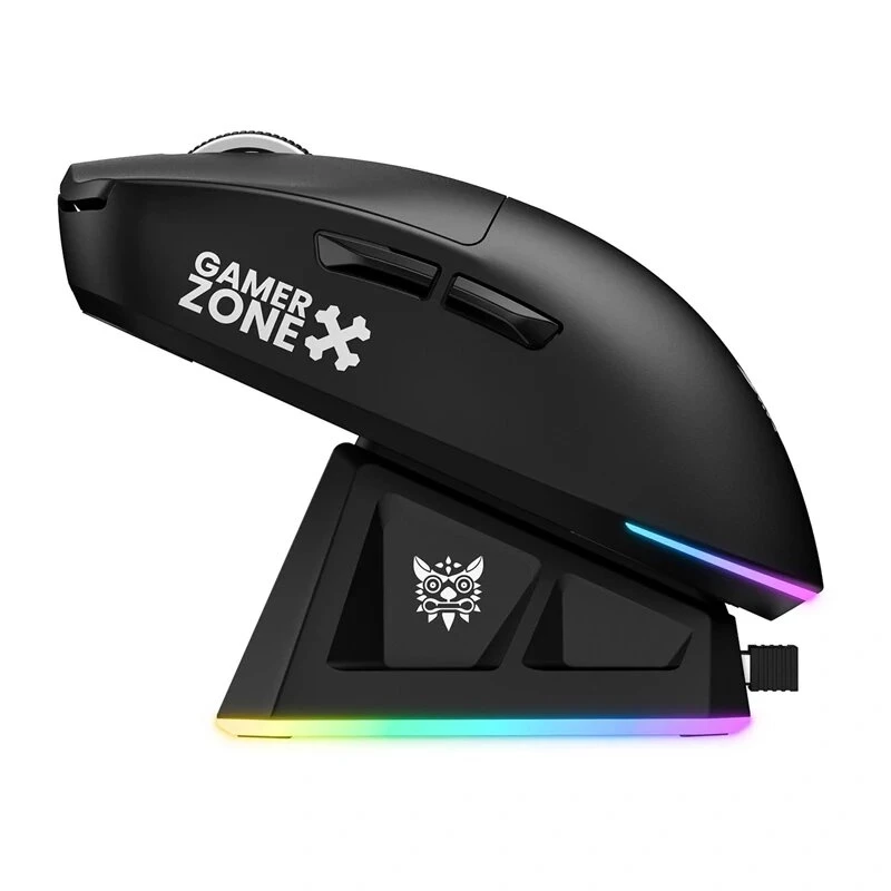 ONIKUMA DM07 RGB žaidimų pelė juoda 6400 DPI laidinė optinė 7 mygtukai