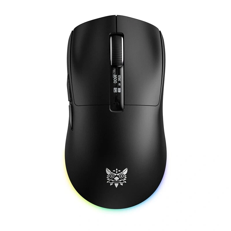 ONIKUMA DM07 RGB žaidimų pelė juoda 6400 DPI laidinė optinė 7 mygtukai