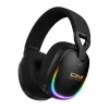 ONIKUMA GT805 laidinis žaidimų ausinių komplektas su RGB LED, 50 mm tvarkyklėmis, lanksčiu mikrofonu (juoda)