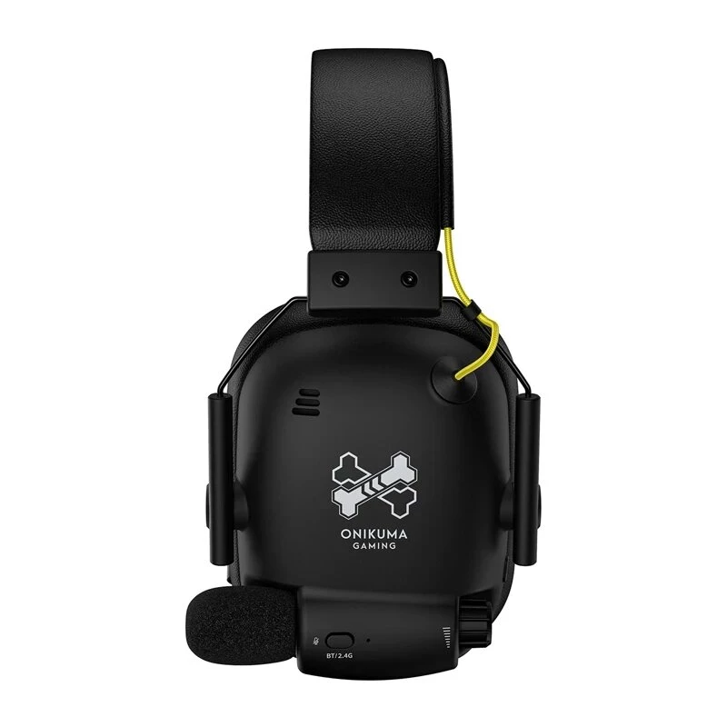 ONIKUMA GT888 žaidimų ausinės (juodos) - laidinės ausinės su 50mm tvarkyklėmis, 3,5mm ir USB