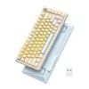 ONIKUMA MT707 Gaming Keyboard (Yellow) - Mechaninė, Outemu Blue jungikliai, RGB apšvietimas, pilno dydžio, laidinis USB