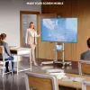 ONKRON TS1571-C mobilus TV stovas su AV lentyna 32-75 colių ekranams, šampano spalvos