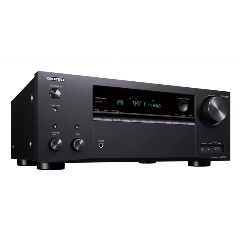 Onkyo TX-NR7100M2 9.2 AV tinklo imtuvas 8K THX Wi-Fi Bluetooth Atmos Sonos sertifikuotas, juodas