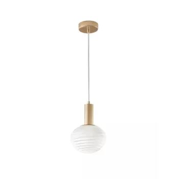 Opalla pakabinamas šviestuvas 30W E27 30cm opalinis stiklas