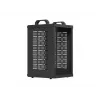 Open Rack 10 9U 280x300 juodas sieninis atviras stovas
