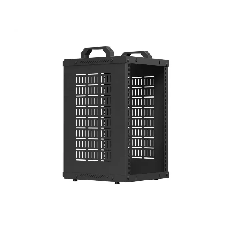 Open Rack 10 9U 280x300 juodas sieninis atviras stovas