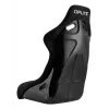 OPLITE 103862 Sim Racing Seat GT Bucket Seat su anglinio plieno rėmu - juoda su raudonomis siūlėmis