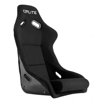 OPLITE 103862 Sim Racing Seat GT Bucket Seat su anglinio plieno rėmu - juoda su raudonomis siūlėmis