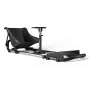 Oplite 104317 NitroKart V2 Racing Cockpit – juodo plieno sim racing važiuoklė su atlošiama kėde