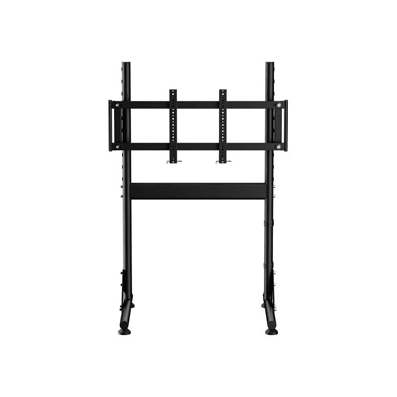 Oplite Nitrokart Monitor Stand V2 Black - Grindinis stovas vienam monitoriui, skirtas skrydžio ir lenktynių simuliatoriams, iki 49 inch, VESA 75x75 iki 200x200, reguliuojamas aukštis 700-1000mm, pakreipimas/pasukimas/rotacija, plienas
