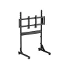 Oplite Nitrokart Monitor Stand V2 Black - Grindinis stovas vienam monitoriui, skirtas skrydžio ir lenktynių simuliatoriams, iki 49 inch, VESA 75x75 iki 200x200, reguliuojamas aukštis 700-1000mm, pakreipimas/pasukimas/rotacija, plienas