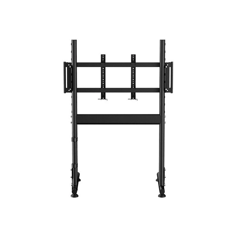 Oplite Nitrokart Monitor Stand V2 Black - Grindinis stovas vienam monitoriui, skirtas skrydžio ir lenktynių simuliatoriams, iki 49 inch, VESA 75x75 iki 200x200, reguliuojamas aukštis 700-1000mm, pakreipimas/pasukimas/rotacija, plienas