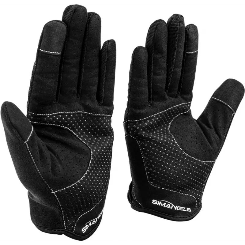 Oplite OP-GLOVE M Sim Racing Gloves - Juoda - Dirbtinė oda - Poliesteris - Silikonas - Spandeksas - 100 mm - 224 mm - 150 g