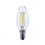 OPPLE Filament 4-40W/827 E14 žvakės formos LED lemputė 470lm skaidri 2700K šilta balta