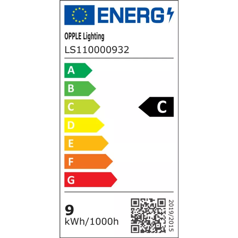 OPPLE LED prožektorius S-E2 apvalus 150mm 10W CCT pasirenkamas 3000K/4000K 850lm baltas įleidžiamas lubinis