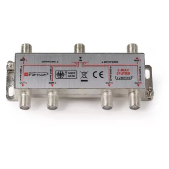 OPTICUM 1x6 DVB-T/SAT signalo skirstytuvas 5-2400 MHz