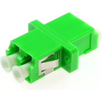 OPTIX Qoltec LC/APC dvipusis vienmodis šviesolaidžio adapteris