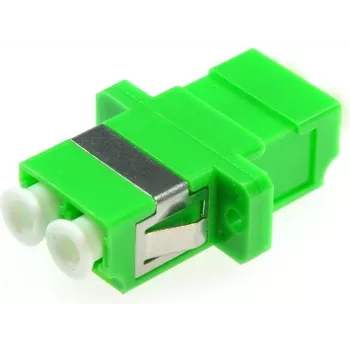 OPTIX Qoltec LC/APC dvipusis vienmodis šviesolaidžio adapteris