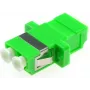 OPTIX Qoltec LC/APC dvipusis vienmodis šviesolaidžio adapteris