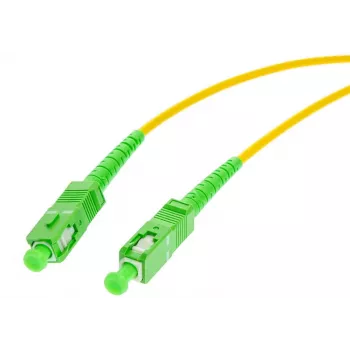 OPTIX vienmodis 9/125 simplex šviesolaidžio šuolis, 3m, SC/APC į SC/APC, 3.0mm LSZH geltona