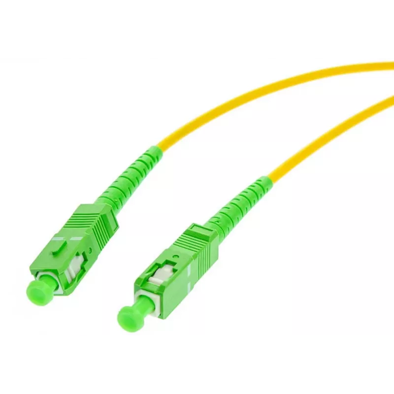 OPTIX vienmodis 9/125 simplex šviesolaidžio šuolis, 3m, SC/APC į SC/APC, 3.0mm LSZH geltona
