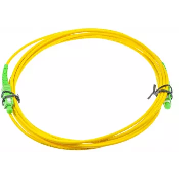 OPTIX vienmodis 9/125 simplex šviesolaidžio šuolis, 3m, SC/APC į SC/APC, 3.0mm LSZH geltona