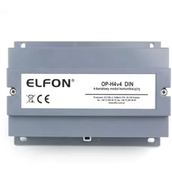 OPTOMA OP-H4v4 DIN Rail M-Bus lygio keitiklis su RS-232/RS-485, 24V AC/DC, iki 20 M-Bus pavaldinių