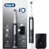 Oral-B iO White Clean elektrinis dantų šepetėlis, juodas/baltas su kelioniniu dėklu