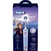 Oral-B Vitality PRO Kids Frozen elektrinis dantų šepetėlis vaikams, įkraunamas, 2 režimai, 1 šepetėlio galvutė, mėlynas