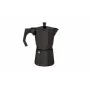 Origin Outdoors Bellanapoli Espresso Maker, Stovetop Moka Pot, 3 Cups, Black