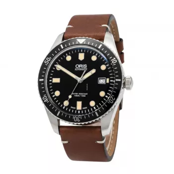 ORIS Vyriškas automatinis laikrodis 40540752145 43.50mm Mėlynas ciferblatas Nerūdijančio plieno apyrankė