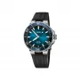 ORIS Vyriškas nardymo laikrodis 41350742274FC 41,50mm Automatinis Mėlynas ciferblatas Mėlynas guminis dirželis