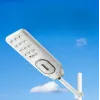 ORLLO 400W saulės LED gatvės lempa su 28W plokšte, judesio jutikliu ir nuotolinio valdymo pultu, 2713LM, 6500K