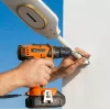 ORLLO 400W saulės LED gatvės lempa su 28W plokšte, judesio jutikliu ir nuotolinio valdymo pultu, 2713LM, 6500K