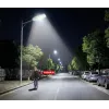 ORLLO 400W saulės LED gatvės lempa su 28W plokšte, judesio jutikliu ir nuotolinio valdymo pultu, 2713LM, 6500K