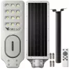 ORLLO 400W saulės LED gatvės lempa su 28W plokšte, judesio jutikliu ir nuotolinio valdymo pultu, 2713LM, 6500K
