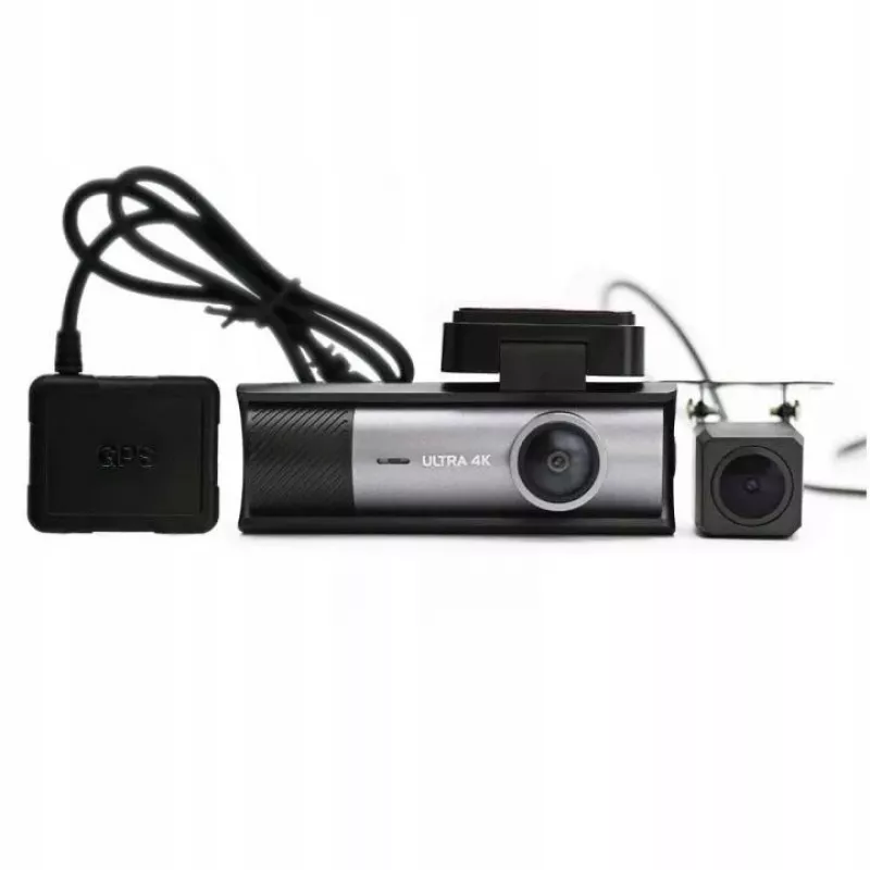 ORLLO RX-700 PRO 4K Dual Dashcam – priekinė ir galinė automobilio kamera su GPS, Wi-Fi ir stovėjimo režimu